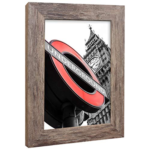 Bilderrahmen Fotorahmen 42x59,4 cm Apfel bilderrahmen zum aufhängen MDF picture frames Farbe und 40 verschiedene Größen wählbar ohne Passepartout Rahmen London von Rahmengalerie24