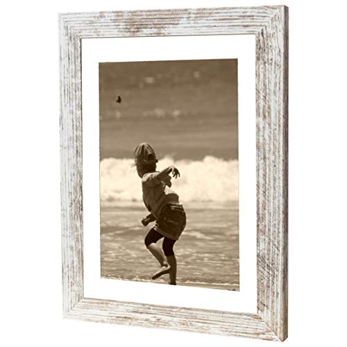 Bilderrahmen Fotorahmen 48x68 cm Vintage bilderrahmen zum aufhängen MDF picture frames Farbe und 40 verschiedene Größen wählbar ohne Passepartout Rahmen Ayleen von Rahmengalerie24