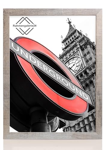 Bilderrahmen Fotorahmen 48x68 cm Wildeiche bilderrahmen zum aufhängen MDF picture frames Farbe und 40 verschiedene Größen wählbar ohne Passepartout Rahmen London Bilderrahmen Fotorahmen 48x68 cm Wildeiche bilderrahmen zum aufhängen MDF picture frames Farbe und 40 verschiedene Größen wählbar ohne Passepartout Rahmen London von rahmengalerie24