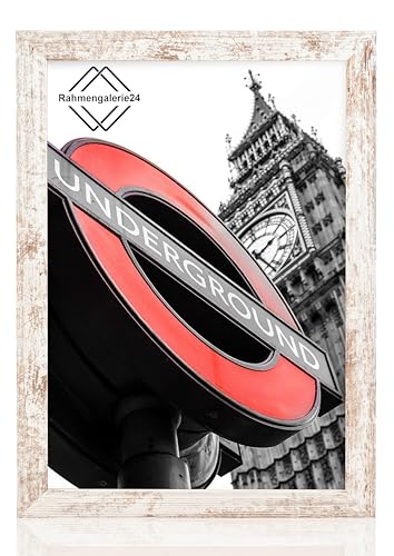Bilderrahmen Fotorahmen 50x60 cm Vintage bilderrahmen zum aufhängen MDF picture frames Farbe und 40 verschiedene Größen wählbar ohne Passepartout Rahmen London Bilderrahmen Fotorahmen 50x60 cm Vintage bilderrahmen zum aufhängen MDF picture frames Farbe und 40 verschiedene Größen wählbar ohne Passepartout Rahmen London von rahmengalerie24