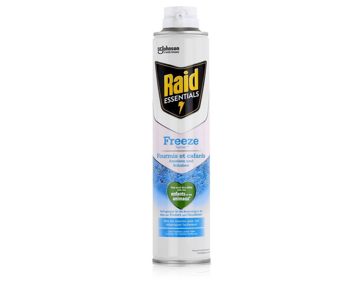 Raid Insektenfalle Raid Essentials Freeze Spray 350ml - Lässt Insekten erstarren (1er Pac von Raid