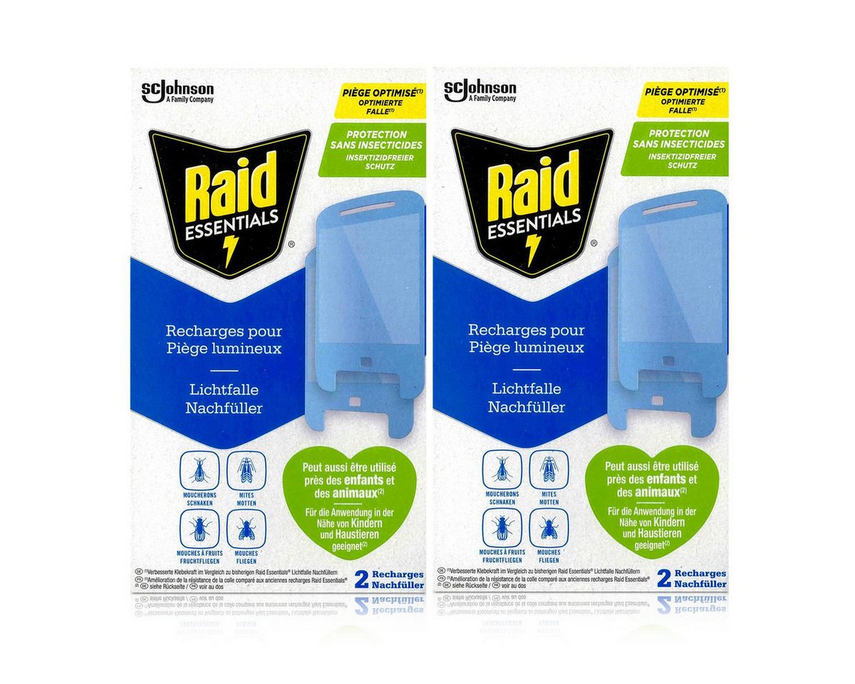 Raid Insektenfalle Raid Essentials Lichtfalle Nachfüller gegen fliegende Insekten (2er Pa Raid Insektenfalle Raid Essentials Lichtfalle Nachfüller gegen fliegende Insekten (2er Pa von Raid