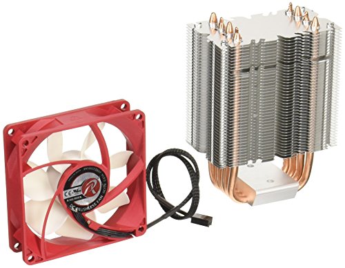 RAIJINTEK Aidos Heatpipe CPU Kühler Weiß-Rot, Kompakter Tower-Kühler, Prozessorlüfter mit Silent Wings, PC PWM Lüfter CPU Air Cooler RAIJINTEK Aidos Heatpipe CPU Kühler Weiß-Rot, Kompakter Tower-Kühler, Prozessorlüfter mit Silent Wings, PC PWM Lüfter CPU Air Cooler von Raijintek