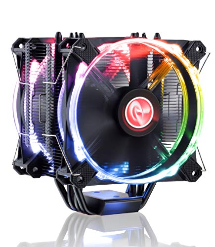 RAIJINTEK Leto Pro Schwarz Turm CPU Kühler RGB mit 2x Iris 120mm lüfter PWM Hochwertig Systemkühlung Gaming PC oder Overclocking von Top Prozessoren RAIJINTEK Leto Pro Schwarz Turm CPU Kühler RGB mit 2x Iris 120mm lüfter PWM Hochwertig Systemkühlung Gaming PC oder Overclocking von Top Prozessoren von Raijintek