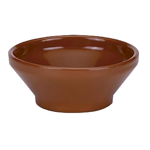 Raimundo Suppenschale aus gekochtem Ton, Keramik, braun, 16 cm, 24 Stück von Raimundo