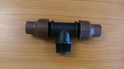 RAIN BIRD T-Stück BF-32 Lock Quick 16 mm (diverse) (16 mm x 3/4" Außengewinde x 16 mm) von Rain Bird