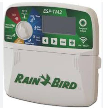 Rain Bird Bewässerungs-Zeitschaltuhr für 12 Zonen, kompatibel mit Regensensor und WLAN-Modul (nicht im Lieferumfang enthalten) von Rain Bird