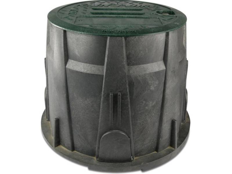 Rain Bird Bewässerungssystem Hydrantschutzgehäuse Ventilbox Ventilkasten - rund - Typ VB-10RNDH von Rain Bird