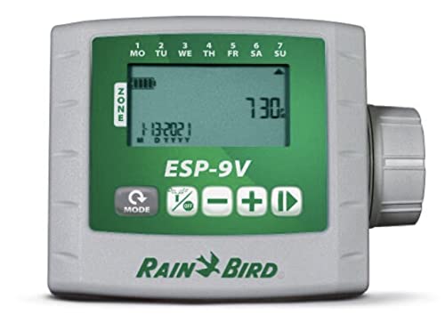 Rain Bird - ESP-9V Controller, 4-Jahreszeiten-Bewässerungsprogrammierer, Grau von Rain Bird