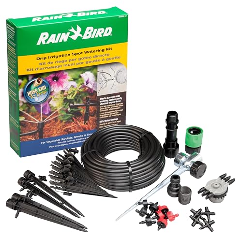 Rain Bird GRDNERKIT Tropfbewässerung Punktuelles Bewässerungssystem Spot Watering Kit, Bubblers and Emitters Schwarz von Rain Bird