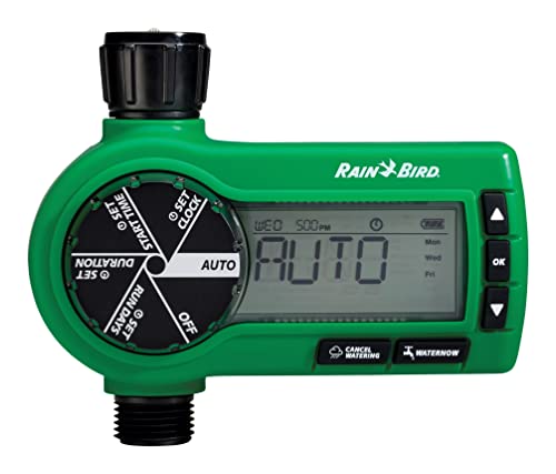 Rain Bird Professional Grade 1zehtmr Electronic Digital Schlauch End Timer/Controller, One Zone/Station, batteriebetrieben von Rain Bird