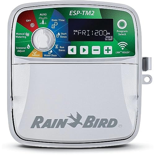 Rain Bird TM2I4-230 F54234 4-Stationen WiFi-kompatibler Innenbereichs-Programmierer - Grau von Rain Bird