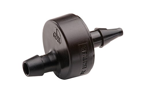 Rain Bird Tropfer Tropfkörper für Microschlauch XB-05PC XB-10PC XB-20PC (Schwarz 4l/h XP-10PC) von Rain Bird