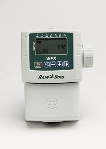 Rain Bird WPX 9V Steuergerät batterie betrieben 1,2,4,6 Zonen wählbar Bewässerungscomputer (4 Stationen) von Rain Bird