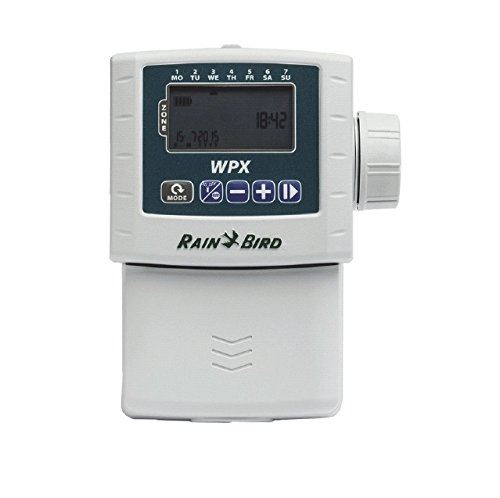 RainBird Beregnungscomputer, Steuergerät Typ WPX6 - 6 Stationen, 9 V Batteriebertrieb, grau, 14 x 8.5 x 11.5 cm, F48316 von RainBird