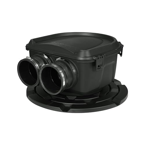 Rain Harvesting Maelstrom Original mit Haifischkäfig - Hochvolumiger Wassertankfilter mit selbstauswurfendem Design, ultrafeinem 180 Mikron Filtersieb und geschlossenem Gehäuse von Rain Harvesting