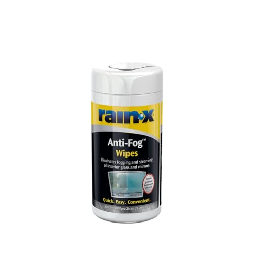 Rain-X Anti-Fog Wipes – Auto Windschutzscheibe Beschlagsschutz – Sichtverbesserung bei Feuchtigkeit und Nebel – Für Badezimmer Spiegel und Fenster – 40 Stk. Rain-X Anti-Fog Wipes – Auto Windschutzscheibe Beschlagsschutz – Sichtverbesserung bei Feuchtigkeit und Nebel – Für Badezimmer Spiegel und Fenster – 40 Stk. von Rain-X