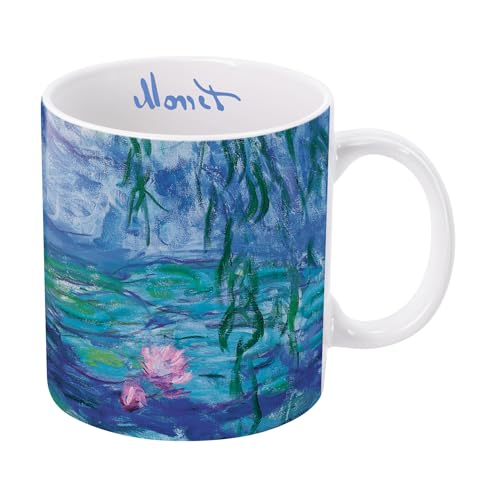 RainCaper Monet Große Porzellan-Kaffee- und Teetasse für Zuhause und Büro, 400 ml, spülmaschinen- und mikrowellengeeignet, Nymphen RainCaper Monet Große Porzellan-Kaffee- und Teetasse für Zuhause und Büro, 400 ml, spülmaschinen- und mikrowellengeeignet, Nymphen von RainCaper