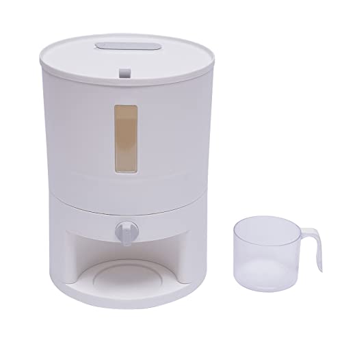 12L Behälter für Rice Dispenser, Körner-Bohnen-Aufbewahrungsbox, Rice Storage Container, Rice-Container, Getreidespeicher-Box, Reiskiste für den Haushalt mit Messbecher von RainWeel