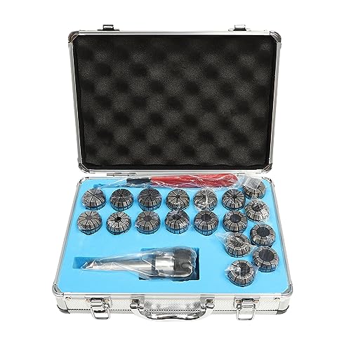 18PC ER32 Spannzangensatz Spannbereich: 2-20mm Gravurfräsdrehwerkzeug MT3-Schaft ER32 Spannzange E32 Schraubenschlüssel 18PC ER32 Spannzangensatz Spannbereich: 2-20mm Gravurfräsdrehwerkzeug MT3-Schaft ER32 Spannzange E32 Schraubenschlüssel von RainWeel