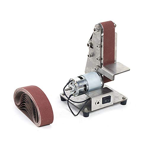 Elektrische Bandschleifer 100W Poliermaschine Bandschleifmaschine Schleifen Polieren Mahlen Maschine (895 Spindelmotor) von RainWeel