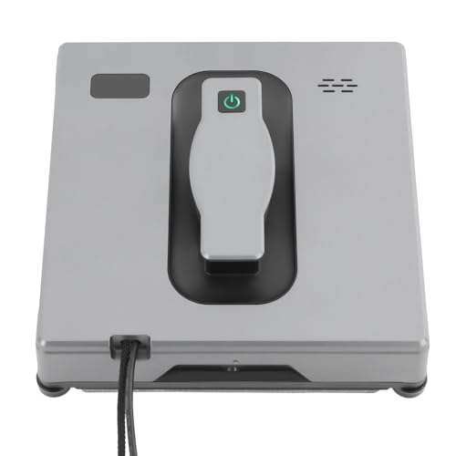 Fensterreinigungsroboter, 2500Pa Automatischer Fenstersauger, Fensterreinigungsmaschine Unterstützt Fernsteuerung und Handy APP-Steuerung 1,69oz (Grau) von RainWeel