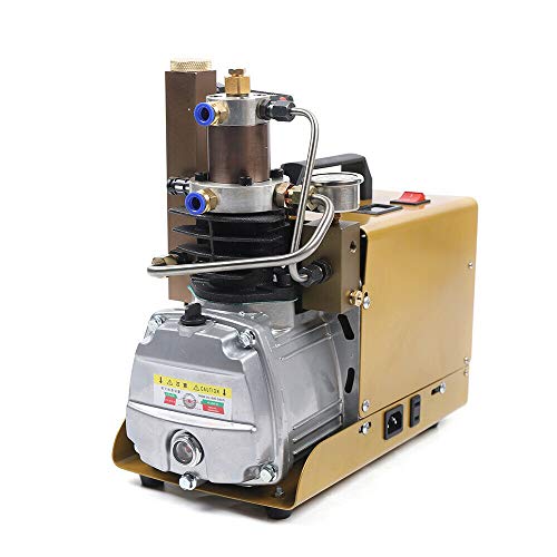 Hochdruck Luftkompressor, Elektrische Hochdruckluftpumpe 1.8KW 30Mpa 4500PSI 220V 2800r/m Kompressor Tauchkompressor für Hochdruckrohre PCP Scuba Pump von RainWeel