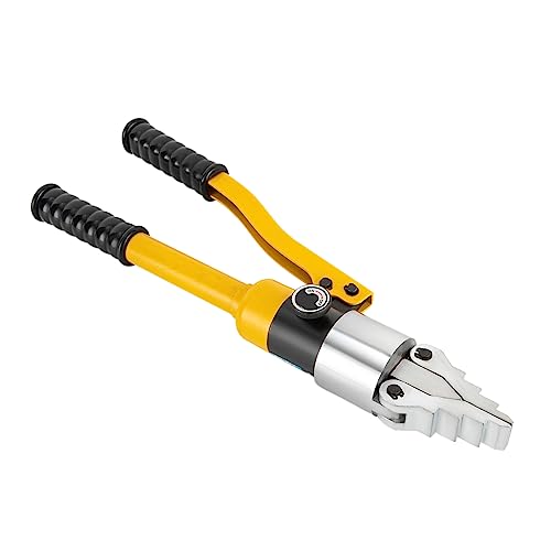 Hydraulischer Flanschverteiler 8T Integraler Hydraulikspreizer Abgestufte Klemme Hydraulikpumpe Flanschspreizer Max. Spreizweite 30mm (Gelb) von RainWeel