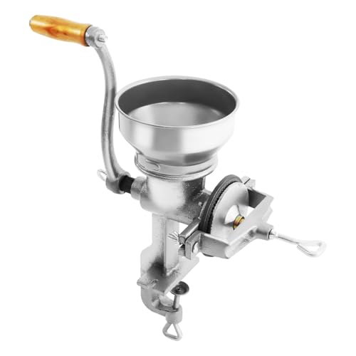 Manuelle Getreidemühle 14cm Großer Trichter Einstellbare Grobheit Maismühle Malzmühle Kaffeemühle Grainmühle von RainWeel