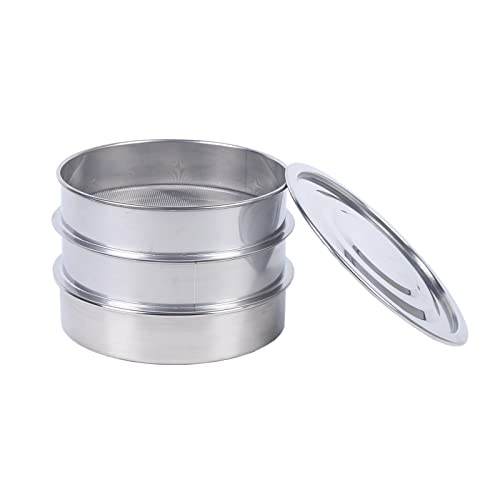 RainWeel Keimtablett, Keimautomat Edelstahl Keimgerät 20cm 4 Stücke Keimschale Budding Tablett für Garten Haushalt von RainWeel