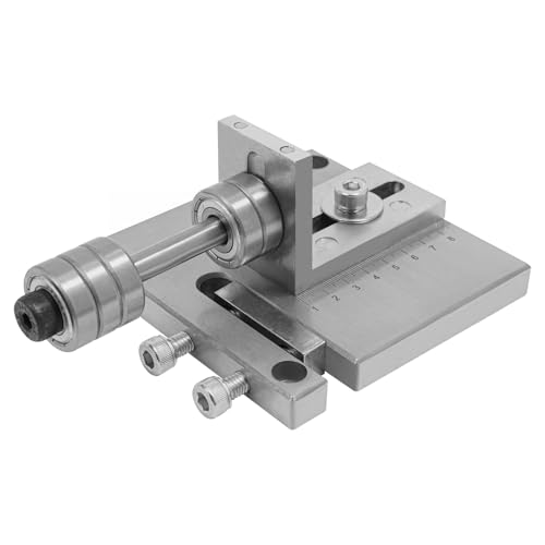 RainWeel Leder Schneidewerkzeug Gürtelschneider Riemenschneider mit 2 G-förmige Klemmen Schnittbreitenbereich: 0-8.2cm Manuelle Lederschneidemaschine für Dickes und hartes Leder von RainWeel