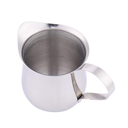 Milchkännchen, Handheld Aufschäumkännchen Milchaufschäumer Krug Edelstahl Aufschäumkännchen, Aufschäumer Kännchen Tasse Milchkännchen Perfekt Für Barista Cappuccino Espresso?60ml/90ml/150 l/240 l? von Rainai