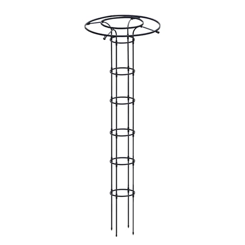 Tomatenturm, Pflanzenstab, Vertikaler Regenschirm-Gitterturm, Rankhilfe Gartenpflanze Gurkenturm Stützringe, Unterstützung Für Kletterpflanzen Im Gartengitter, Für Reben, Tomaten, Erbsen Pflanzen von Rainao