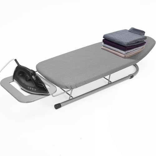 Rainberg Tisch-Bügelbrett, kleines faltbares Design, rutschfeste klappbare Beine, Bezug aus 100% Baumwolle mit Schaumstoffschicht, Dampfbügelablage, leicht, Platz begrenzt, 76 x 30 cm Rainberg Tisch-Bügelbrett, kleines faltbares Design, rutschfeste klappbare Beine, Bezug aus 100% Baumwolle mit Schaumstoffschicht, Dampfbügelablage, leicht, Platz begrenzt, 76 x 30 cm von Rainberg