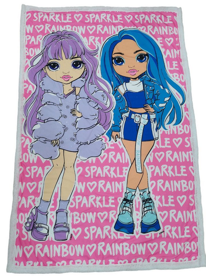 Kinderdecke Gemütliche Sherpa-Qualität, 150 x 100 cm, Rainbow High Kinderdecke Gemütliche Sherpa-Qualität, 150 x 100 cm, Rainbow High von Rainbow High