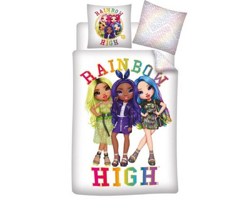 Rainbow High Kinderbettwäsche Kinderbettwäsche Set – 140x200 cm Bettbezug & 63x63 cm Kissenbezug Rainbow High Kinderbettwäsche Kinderbettwäsche Set – 140x200 cm Bettbezug & 63x63 cm Kissenbezug von Rainbow High