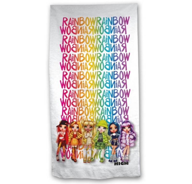 Rainbow High Strandtuch Rainbow High Girls Kinder Mikrofaser Badetuch XL 70x140 cm von Rainbow High