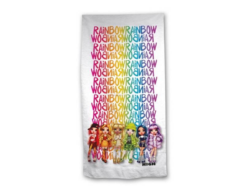 Rainbow High Strandtuch Strandtuch – 70x140 cm, 100% Polyester für den perfekten Strandtag von Rainbow High