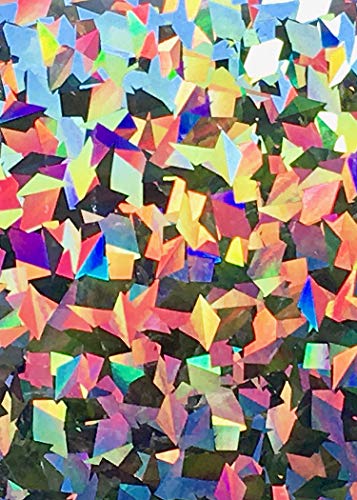 Rainbow Symphony Regenbogen-Sonnenfänger-Fensterfolie, Kristall-Muster, 30,5 x 45,7 cm von Rainbow Symphony