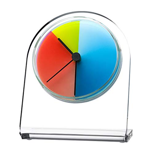 Rainbow emotion of colours Petriplex Classic, Acryl Tisch- und Regal Uhr (Buffetuhr) von Rainbow emotion of colours