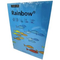 Rainbow 88042764 Farbiges Druckerpapier DIN A3 80 g/m² 500 Blatt Blau von Rainbow