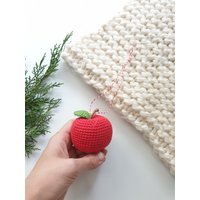 Roter Apfelschmuck, Weihnachtsschmuck, Babydekoration, Kindergeschenk, Weihnachtsbaumschmuck, Baumschmuckspielzeug, Weihnachtsdekoration von RainbowHappiness