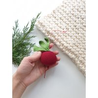 Weihnachtsschmuck, Gehäkelte Bete, Babydekoration, Kindergeschenk, Weihnachtsbaumschmuck, Baumschmuck-Spielzeug, Weihnachtsdekoration von RainbowHappiness