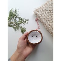 Weihnachtsschmuck, Gehäkelte Kokosnuss, Babydekoration, Weihnachtsgeschenke, Kokosnussornament, Weihnachtsdekoration, Gemüse Kawaii von RainbowHappiness