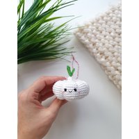 Weihnachtsschmuck, Gehäkelter Knoblauch, Babydekoration, Kindergeschenk, Weihnachtsbaumschmuck, Baumschmuckspielzeug, Weihnachtsdekoration von RainbowHappiness