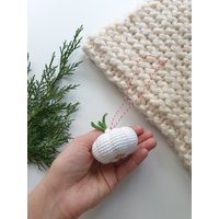 Weihnachtsschmuck Gehäkelter Knoblauch, Babydekoration, Kindergeschenk, Weihnachtsbaumschmuck, Weihnachtsschmuck, Baumschmuckspielzeug von RainbowHappiness