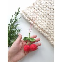 Weihnachtsschmuck Kirsche, Babydekoration, Kindergeschenk, Weihnachtsbaumschmuck, Weihnachtsschmuck, Baumschmuckspielzeug, Weihnachtsdekoration von RainbowHappiness