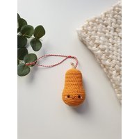 Weihnachtsschmuck Kürbis, Gehäkeltes Gemüse, Kindergeschenk, Weihnachtsschmuck, Weihnachtsgeschenk, Baumschmuck, Weihnachtsdekoration, Gestricktes von RainbowHappiness