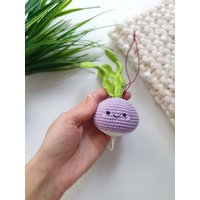 Weihnachtsschmuck Rübe Kawaii, Gehäkelte Rübe, Babydekoration, Kindergeschenk, Weihnachtsbaumschmuck, Weihnachtsschmuck, Baumschmuck von RainbowHappiness