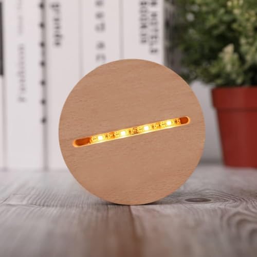 Rainsar Holzsockel Display Basis, Runden Holzsockel für Acryl Spotify Glas Rainsar Holzsockel Display Basis, Runden Holzsockel für Acryl Spotify Glas von Rainsar